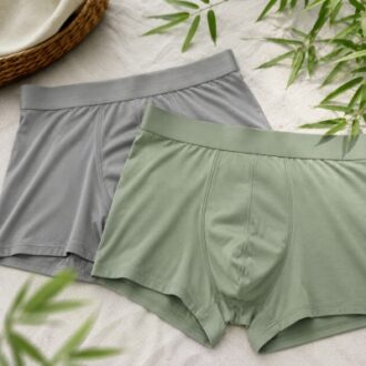 Bamboo Fiber Men's Underwear Boxer Briefs for Sustainable Wholesale and Custom Orders