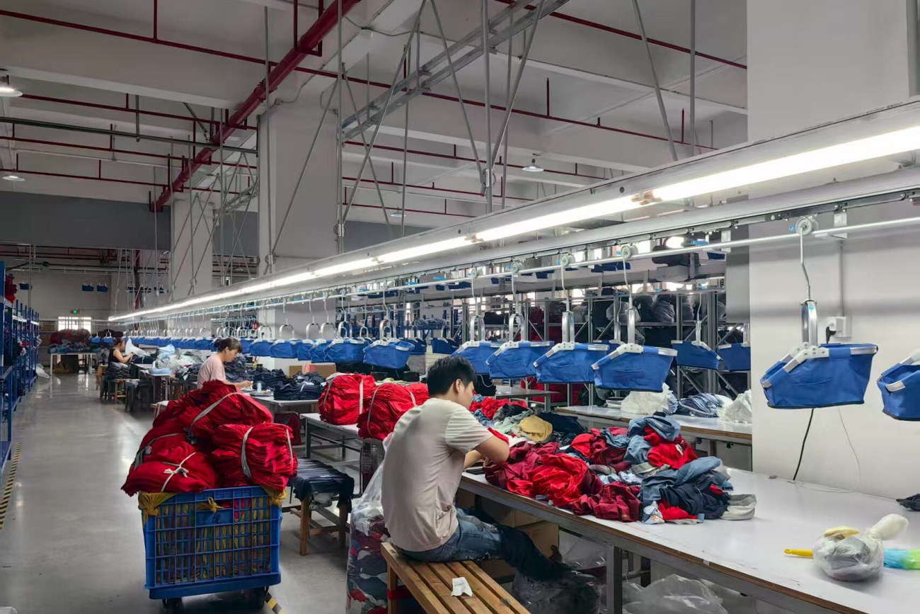 Finished Underwear Sorting and Trimming Line