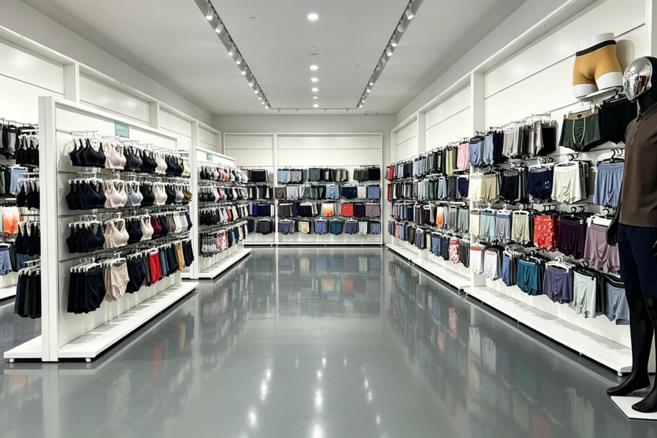 Underwear Product Showroom and Sample Display